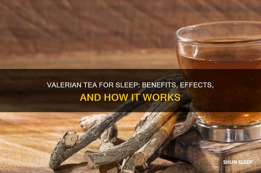 does valerian tea help you sleep