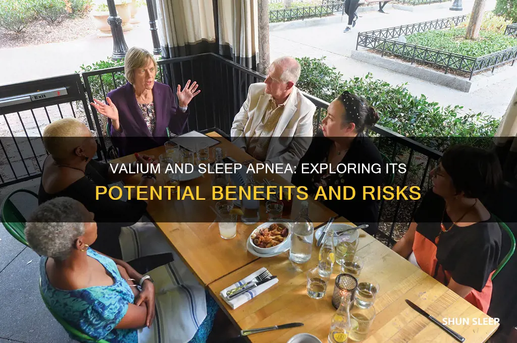 does valium help sleep apnea