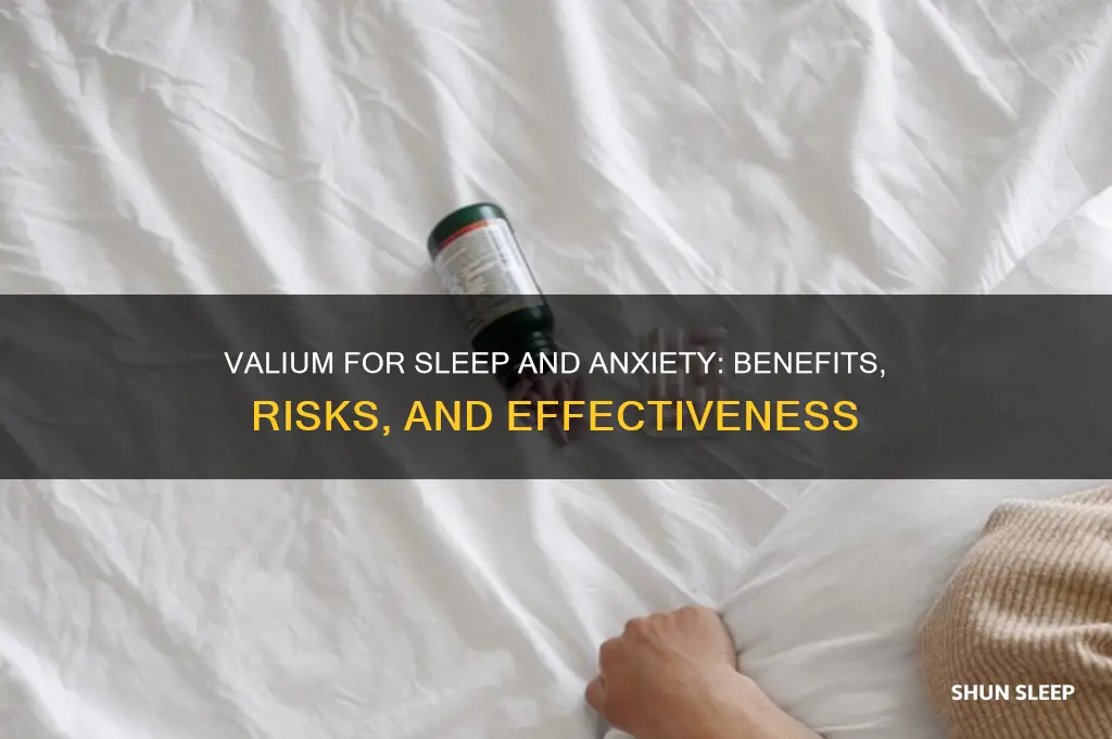 does valium help with sleep and anxiety