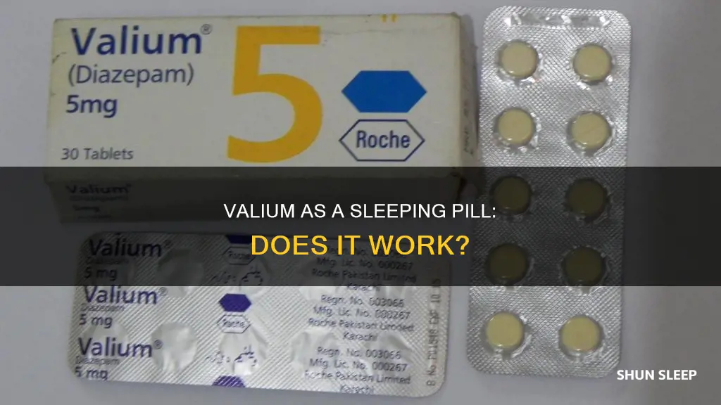 does valium work as a sleeping pill