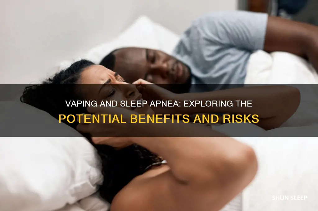 does vaping help sleep apnea