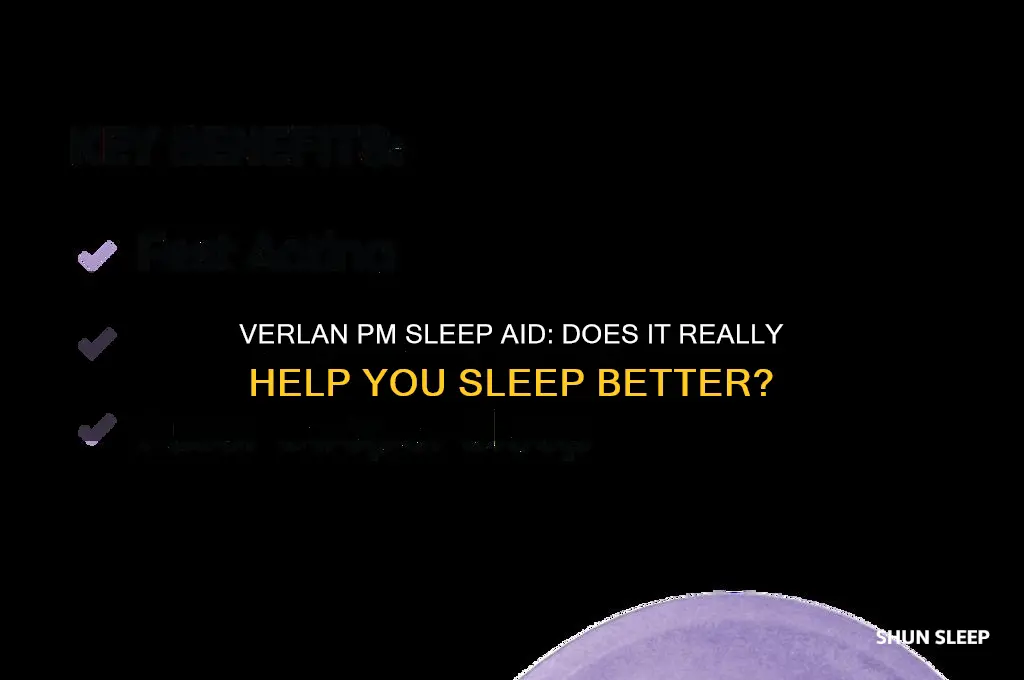 does verlan pm help you sleep