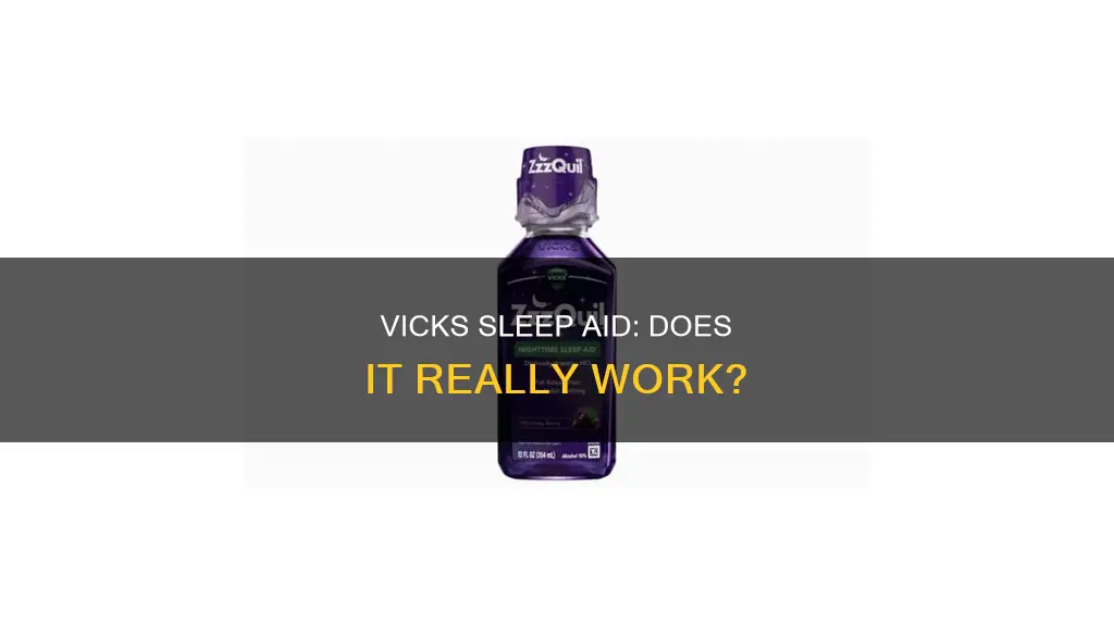 does vicks sleep aid work
