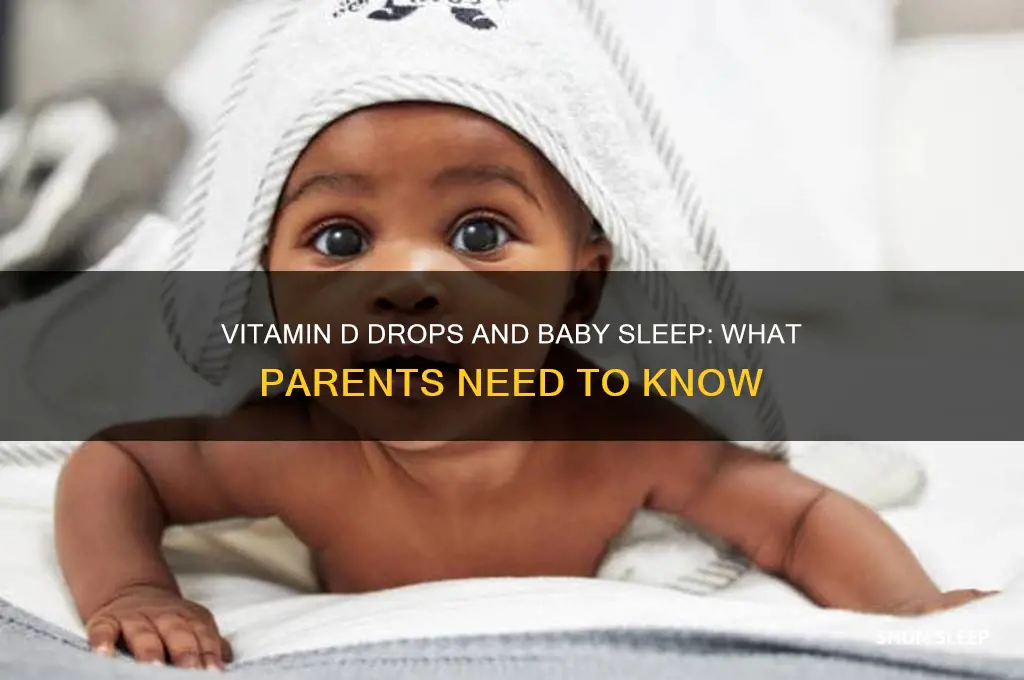 does vitamin d drops help baby sleep