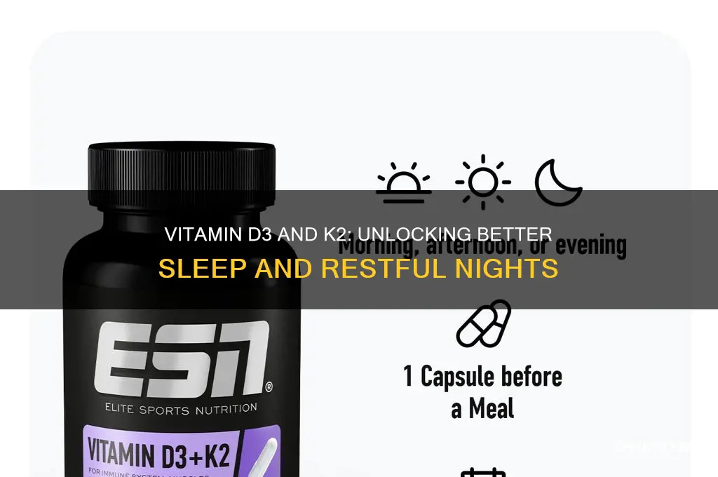 does vitamin d3 and k2 help with sleep