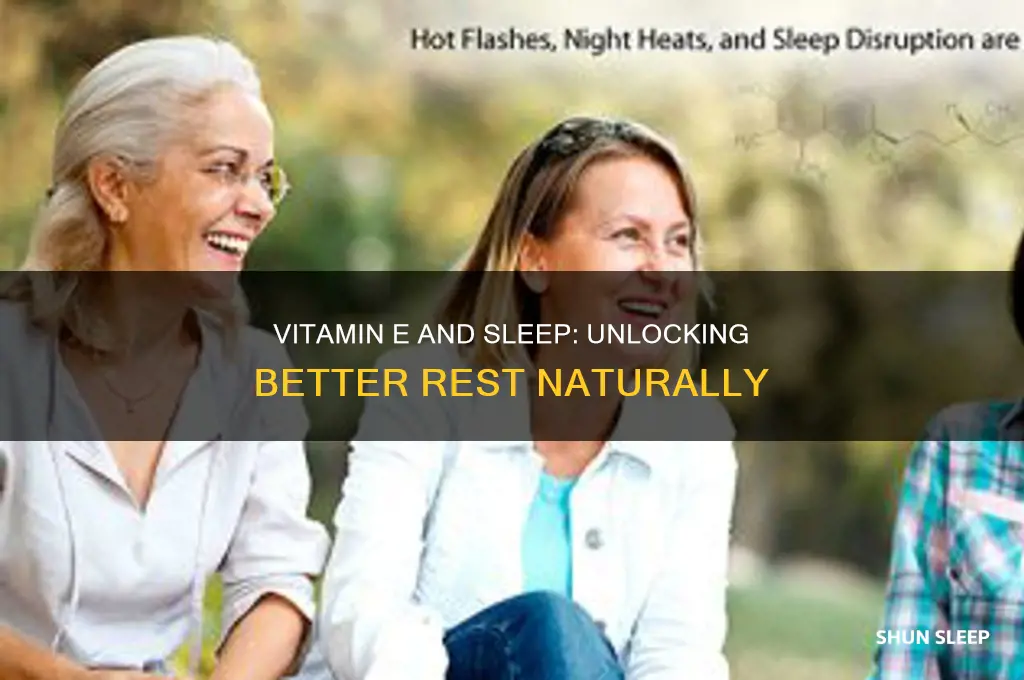 does vitamin e help you sleep