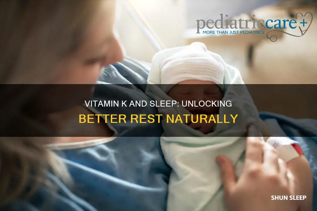 does vitamin k help with sleep