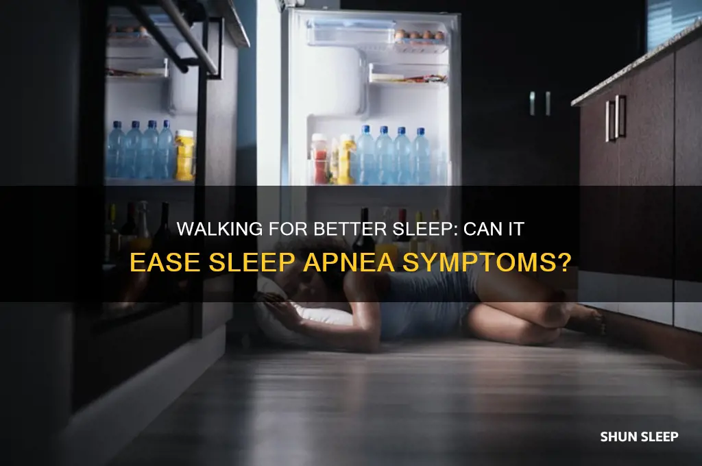 does walking help sleep apnea