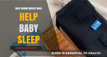 Warm Breast Milk: A Soothing Sleep Aid for Babies?