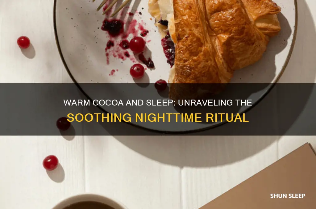 does warm cocoa help you sleep