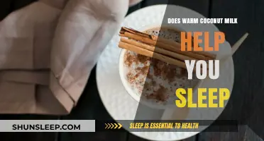 Warm Coconut Milk: A Natural Sleep Aid or Myth?