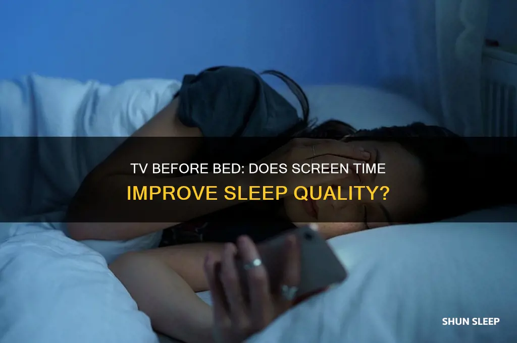 does watching tv help you sleep