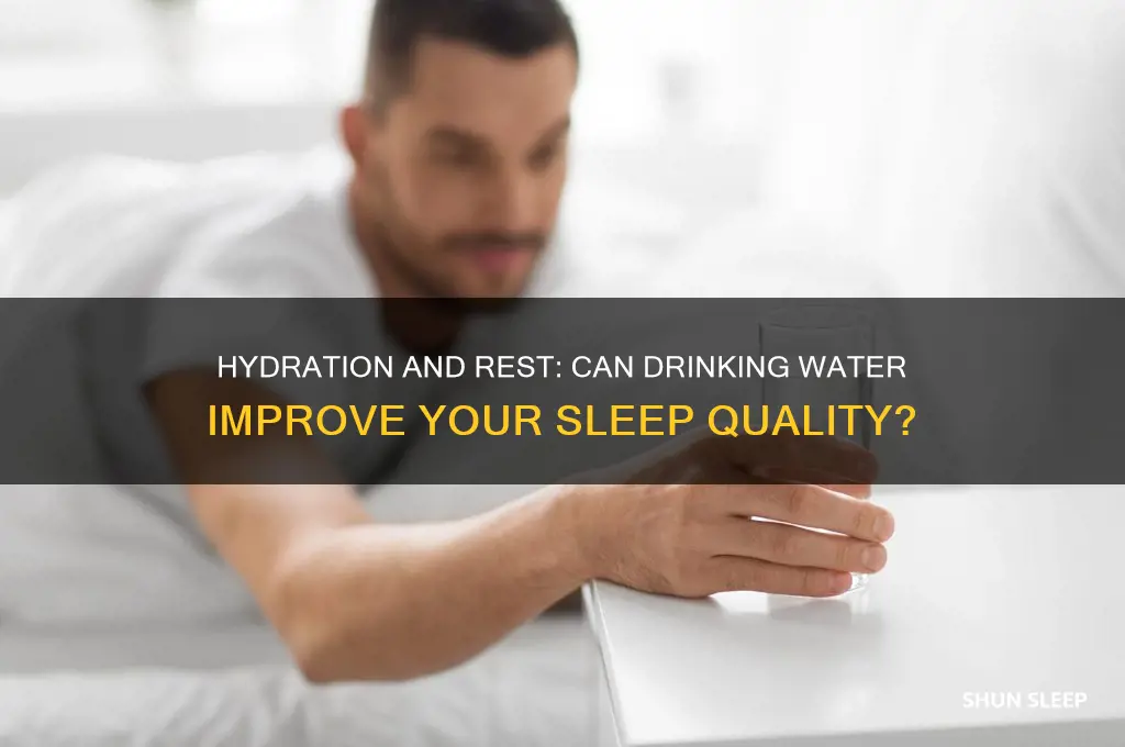 does water help with sleep