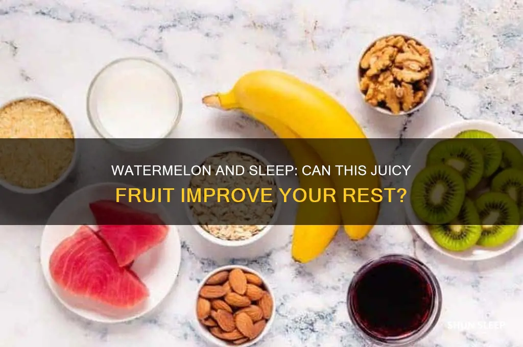 does watermelon help sleep