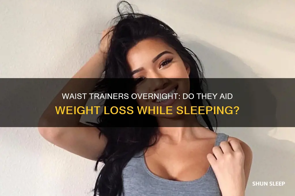 does wearing a waist trainer to sleep help lose weight