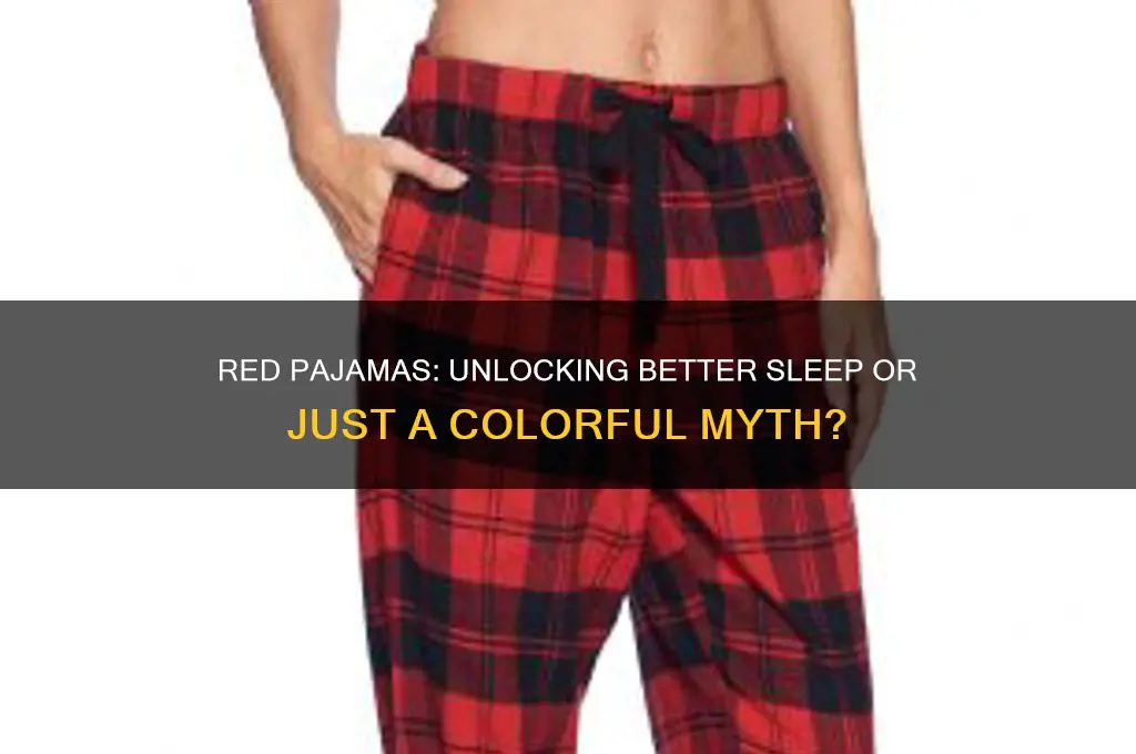 does wearing red help you sleep better