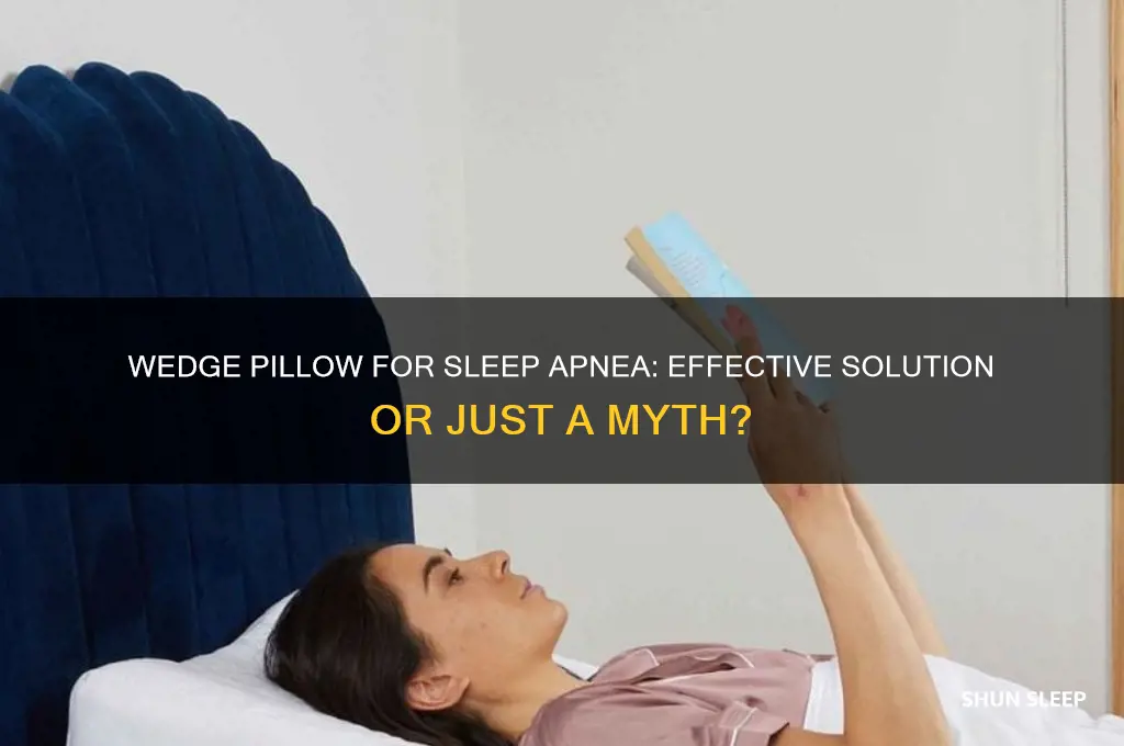 does wedge pillow help with sleep apnea