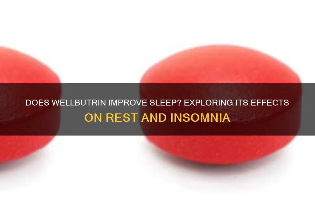 does welbutrin help to sleep
