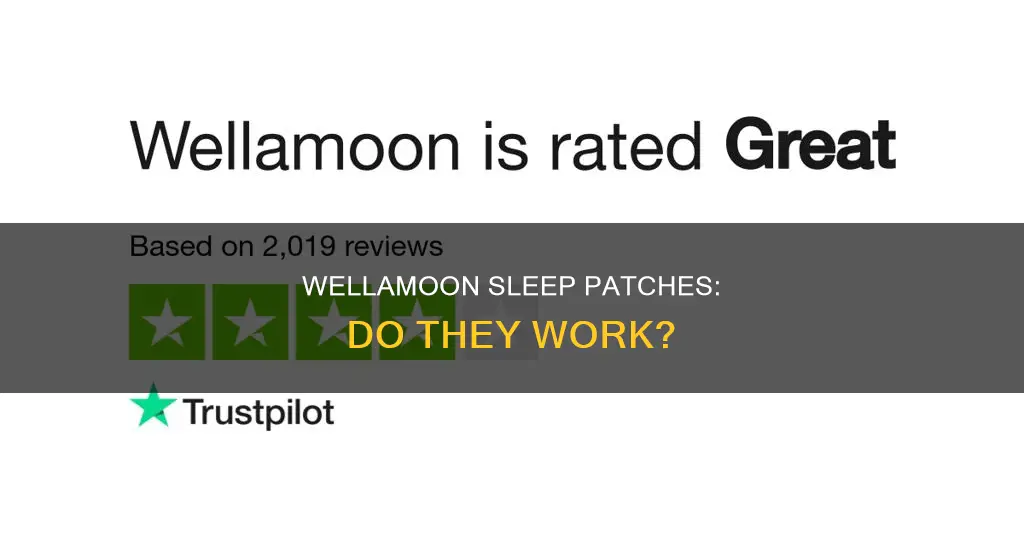 does wellamoon sleep patches work