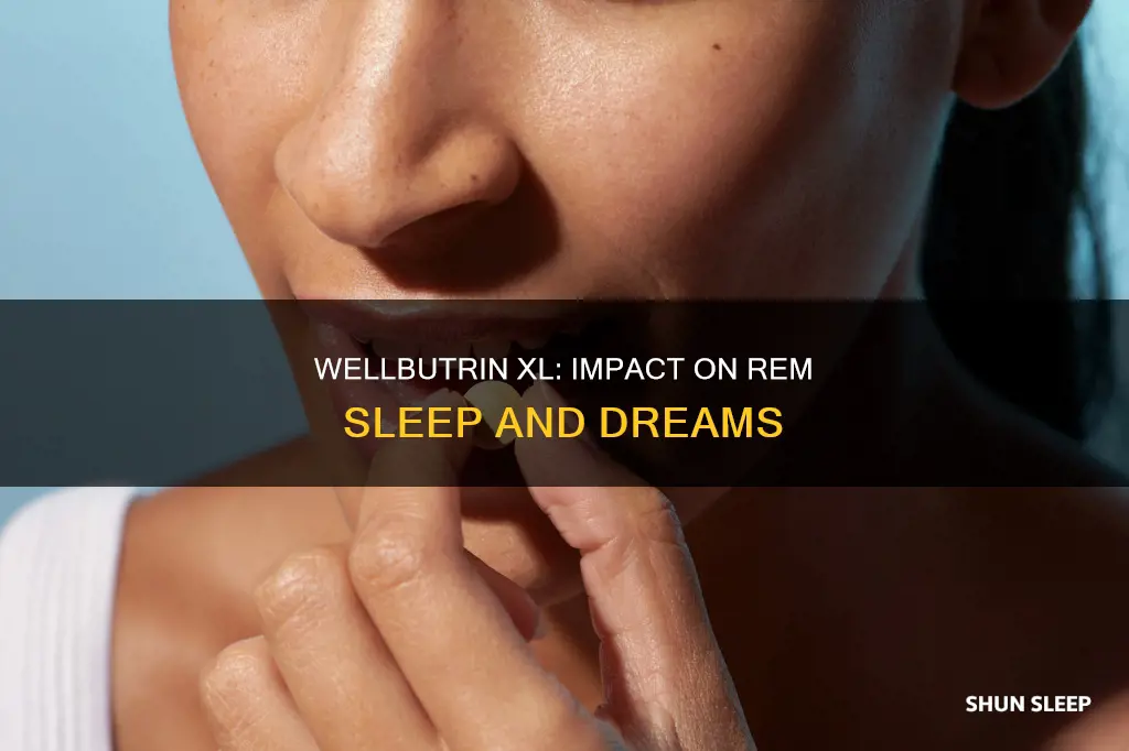 does wellburin xl effect rem sleep