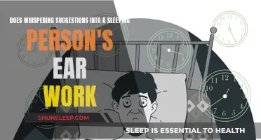 Whispering Secrets: Does It Work on Sleeping People?