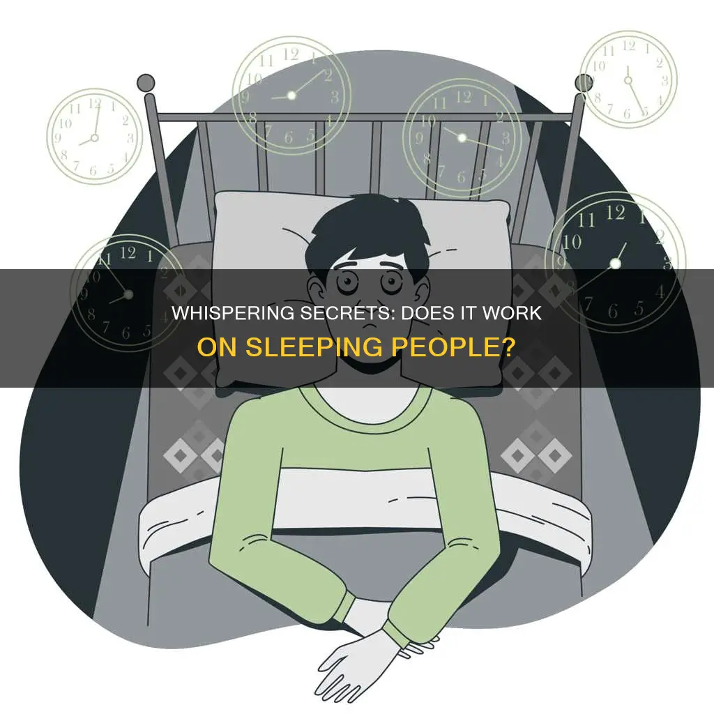 does whispering suggestions into a sleeping person