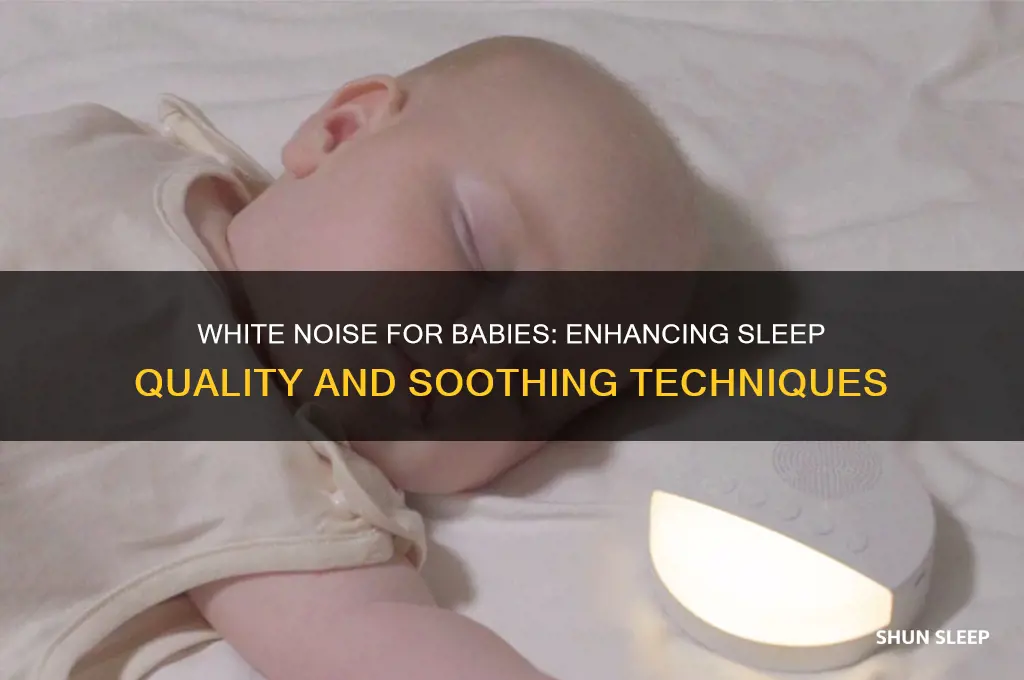 does white noise help baby sleep