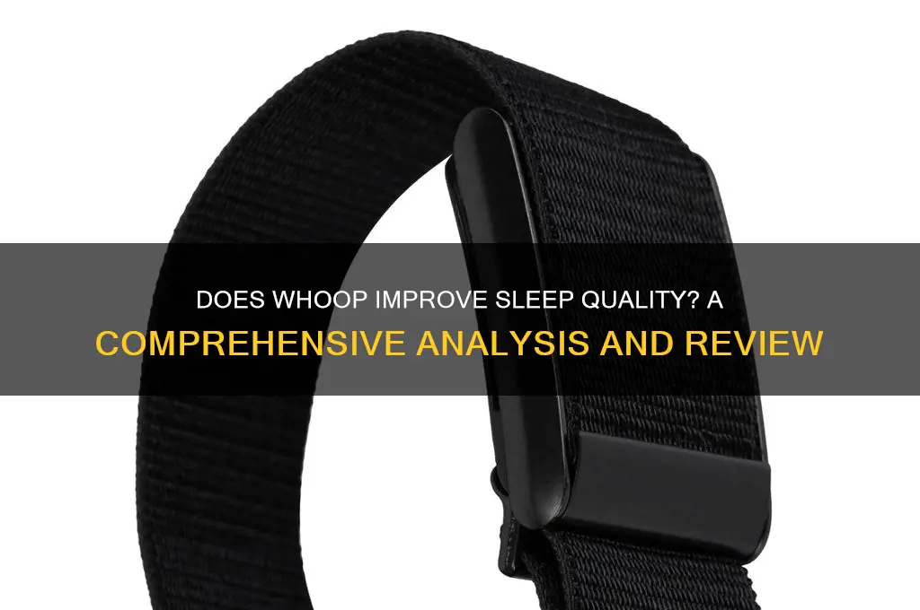 does whoop help with sleep