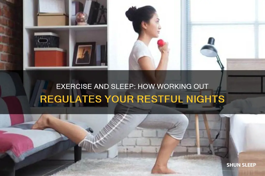 does working out help regulate sleep