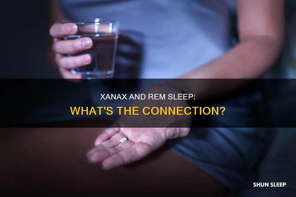 does xanax allow rem sleep