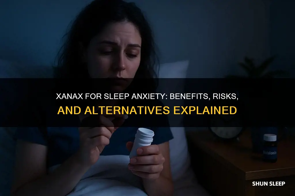 does xanax help sleep anxiety