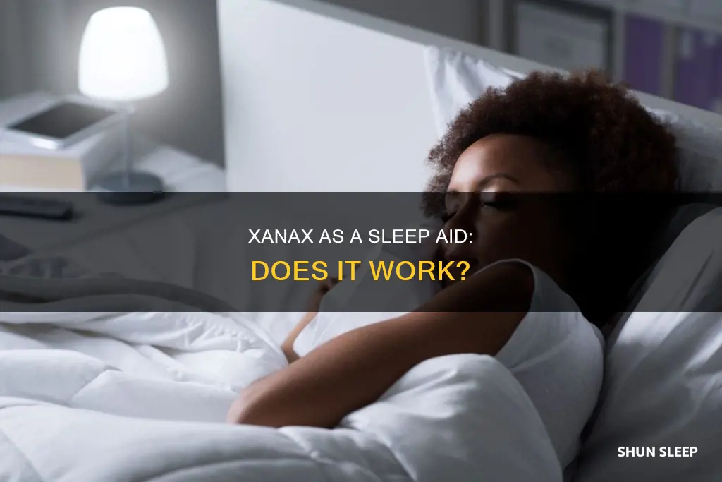 does xanax work as a sleep aid