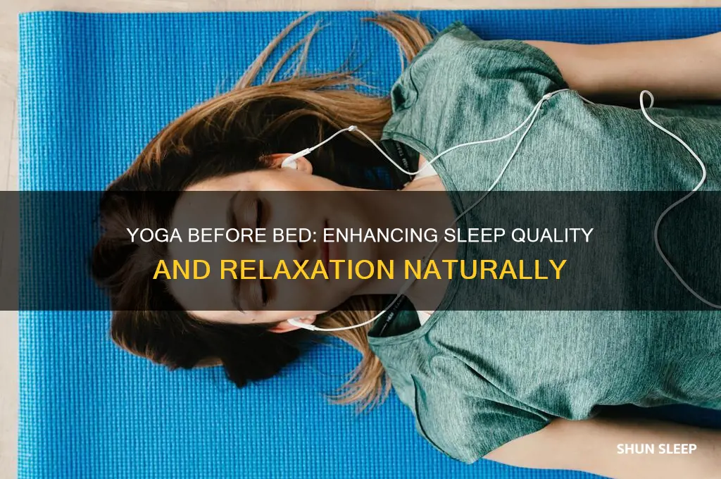 does yoga before bed help sleep