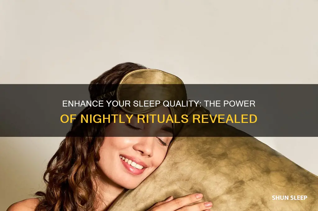 does your nightly ritual help you with sleep