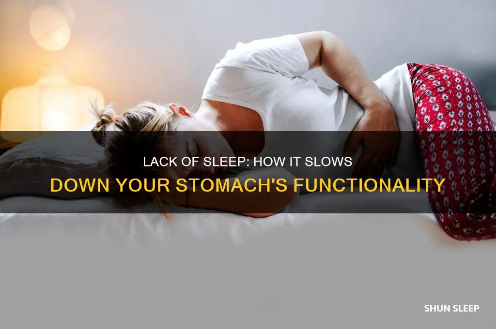 does your sromich get bog when you dont sleep