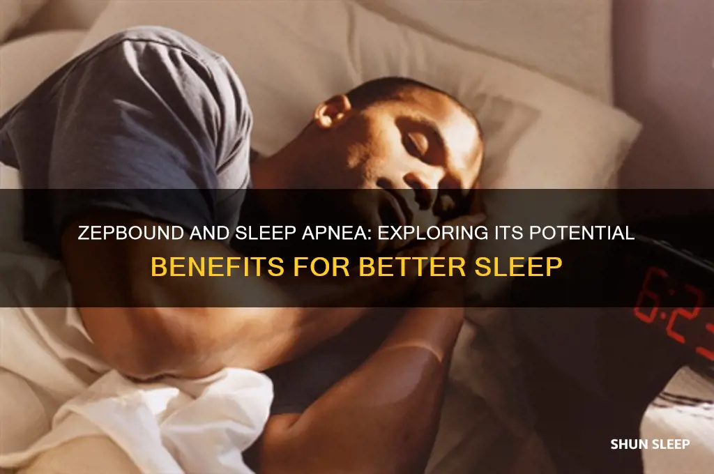 does zepbound help sleep apnea