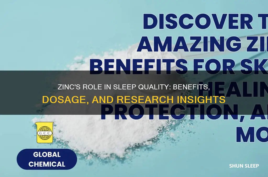 does zink help with sleep