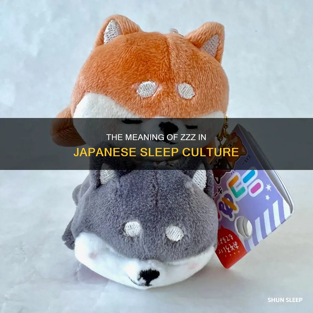 does zzz mean sleep in japan