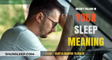 What Does Falling in Your Sleep Mean?