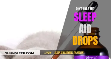 Sleep Aid Drops: Don't Give a Shit, Just Sleep