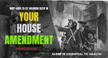 The Third Amendment: Soldiers Can't Sleep in Your Home