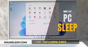 Keep Your PC Awake: Avoid Sleep Mode!