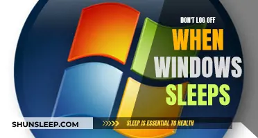 Why Windows Sleep Mode Requires You to Stay Logged In