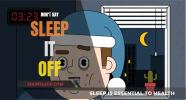 Sleep Isn't a Cure: Addressing the Dangers of Ignorance