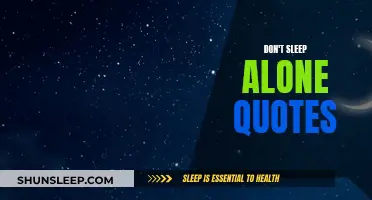 Sleep Alone? Quotes to Keep You Company