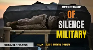 Silence in Military Barracks: A Recipe for Sleepless Nights