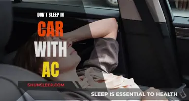 Avoid Sleeping in Your Car With AC Running