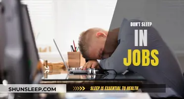 Stay Awake, Stay Alert: Avoid Sleeping on the Job