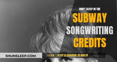 Who Wrote the Song? Don't Sleep in the Subway