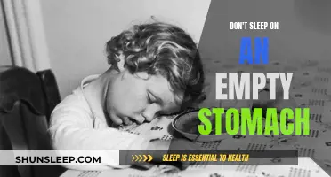 Why You Should Avoid Sleeping on an Empty Stomach